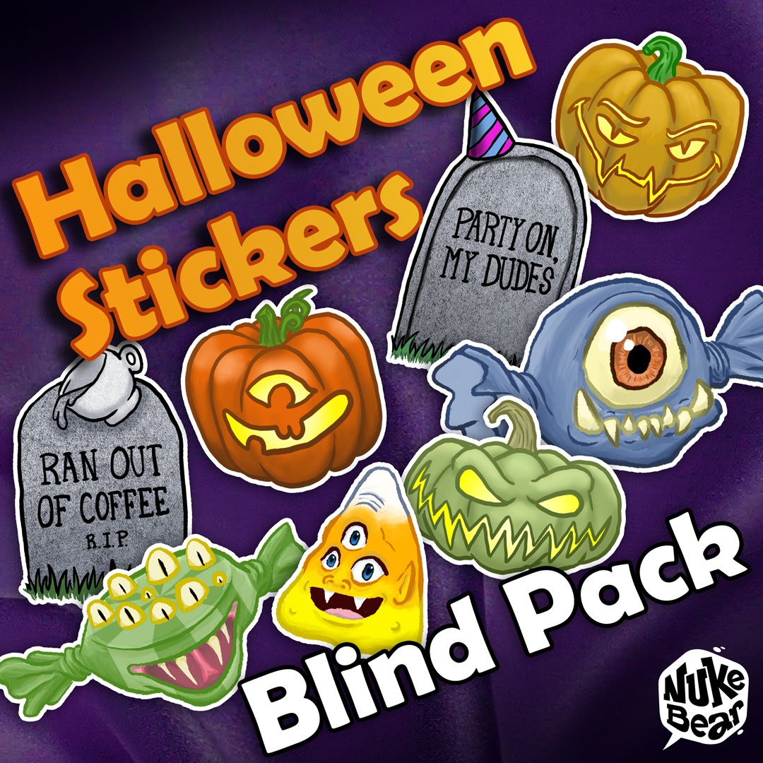 Halloween Sticker Blind Pack